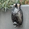 Gothic Bat Pendant Exquisite Animal Flowerpot Decoration Bat Sculpture Decoration  Halloween Gift