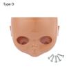 1PC 1/6 Blyth DIY Doll Factory Dolls Faceplate With Backplate 30cm Plastic Blyth No Makeup Face and Screw Toys Accessories