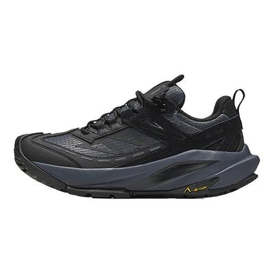 Tênis de Corrida Casual Confortável com Absorção de Choque Antiderrapante Durável Cano Baixo Mulher tênis Cinza Preto 922445586-4