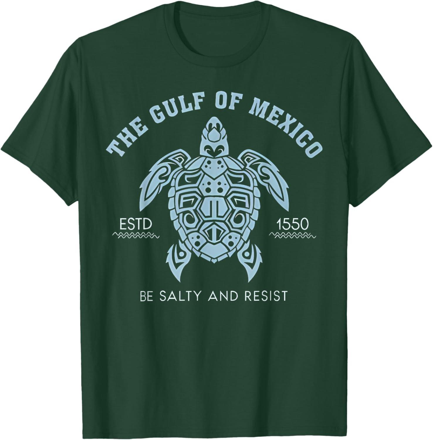 Stay The Gulf of Mexico Be Salty and Resist Turtle Unisex T-Shirt S