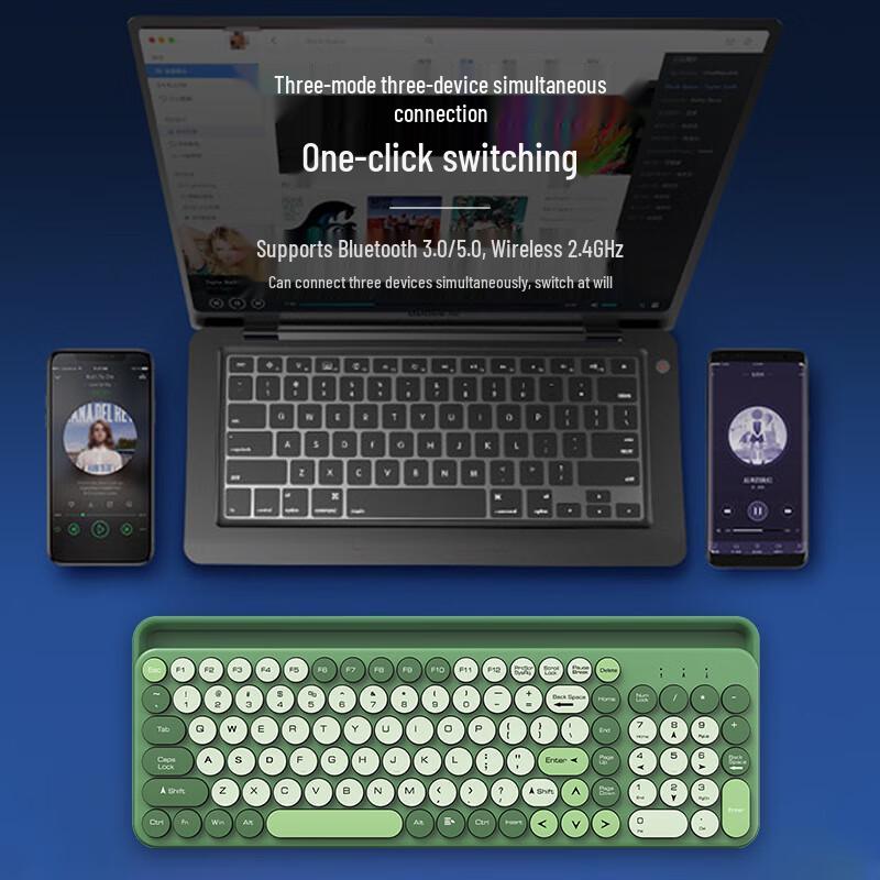 FOREV FV-866 Dual-Mode Drahtlose Tastatur