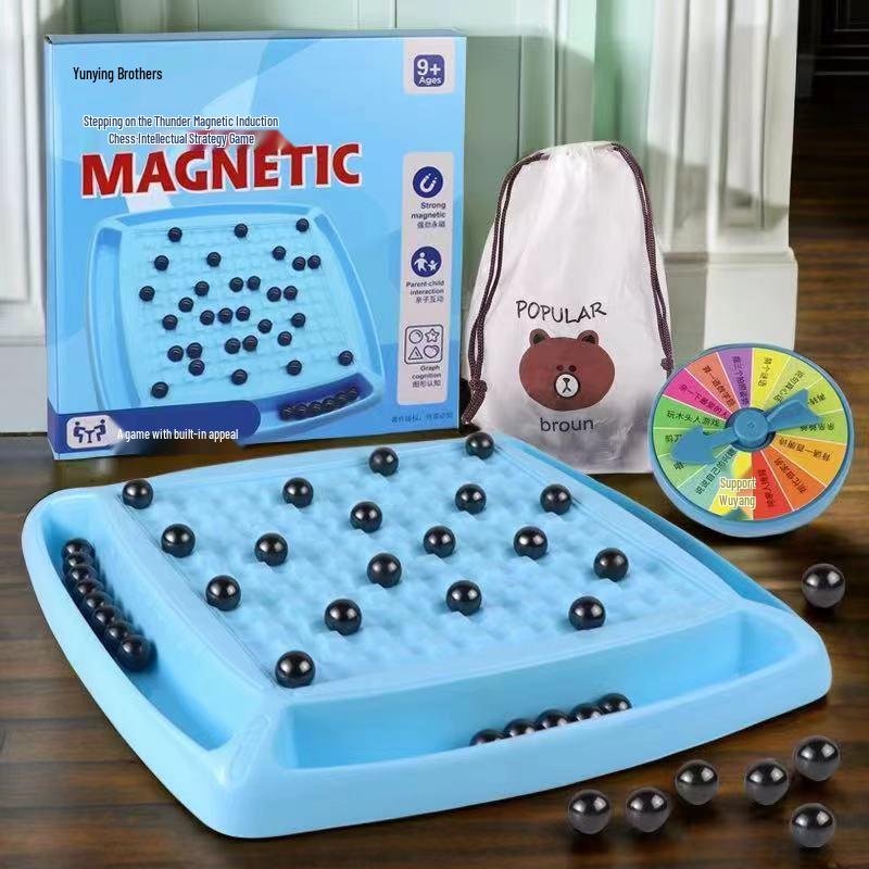 

Magnetic Chess Battle: Focus & Logic Puzzle for Parent-Child Play