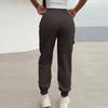 Women's Elastic Cuffed Cargo Pants, Casual Jogger Trousers for Everyday Wear