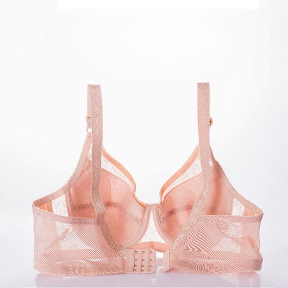 Reggiseno push up in pizzo di grandi dimensioni da donna, forte sostegno, biancheria intima con ferretto, canotta morbida per la pelle