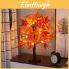 Indoor Led Maple Tree Lamp With 24 Leds For Christmas Thanksgiving Party Home Decoration