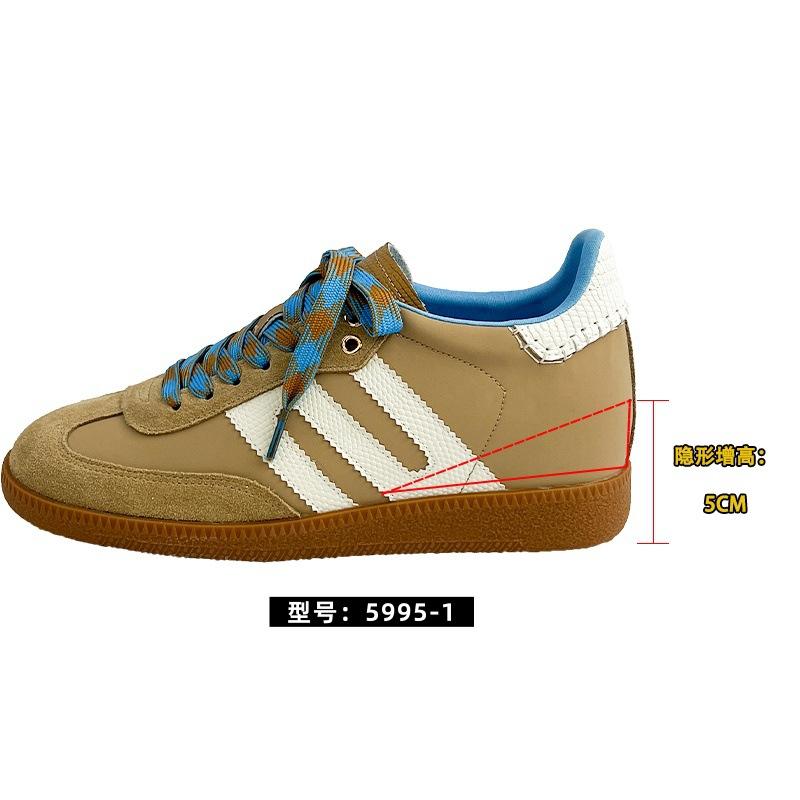 Inner Height Increase German Training Shoes Women's New Versatile Small Board Shoes Forrest Gump Shoes Platform Ballet Casual Sports Shoes