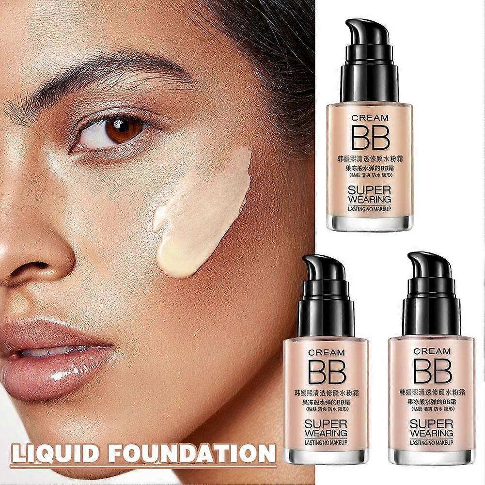 BB Cream Base Illuminante Schiarente Impermeabile Idratante Fondotinta Liquido
