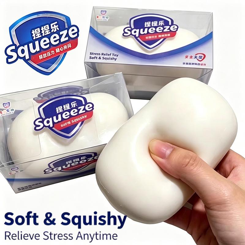Selling Squishy Soap Slow Rebound Stress Relief Fidget Toy Soft Simulated Squeeze Anti Anxiety Decompression Relaxing Toy Gift