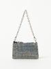 Pouch blicenscell special order bling mini bag for women SILVER ONE SIZE [Ray Beams]