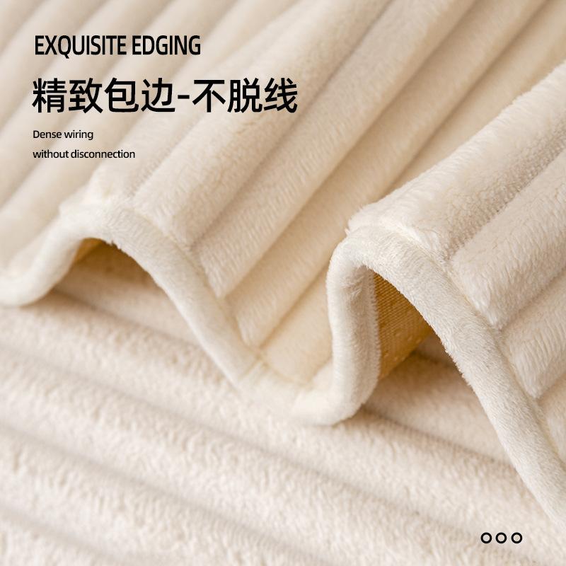 Autumn And Winter Cream Wind Plush Sofa Cushion Cover  New Non-Slip Straight Row Advanced Thermal Leather Sofa Seat Cushion
