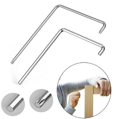 2Pcs Curved Inside Hexagonal Wrench 4mm Window Adjustment Tool Bicycle Adjustment Wrench for Versatile Fitting Adjustment