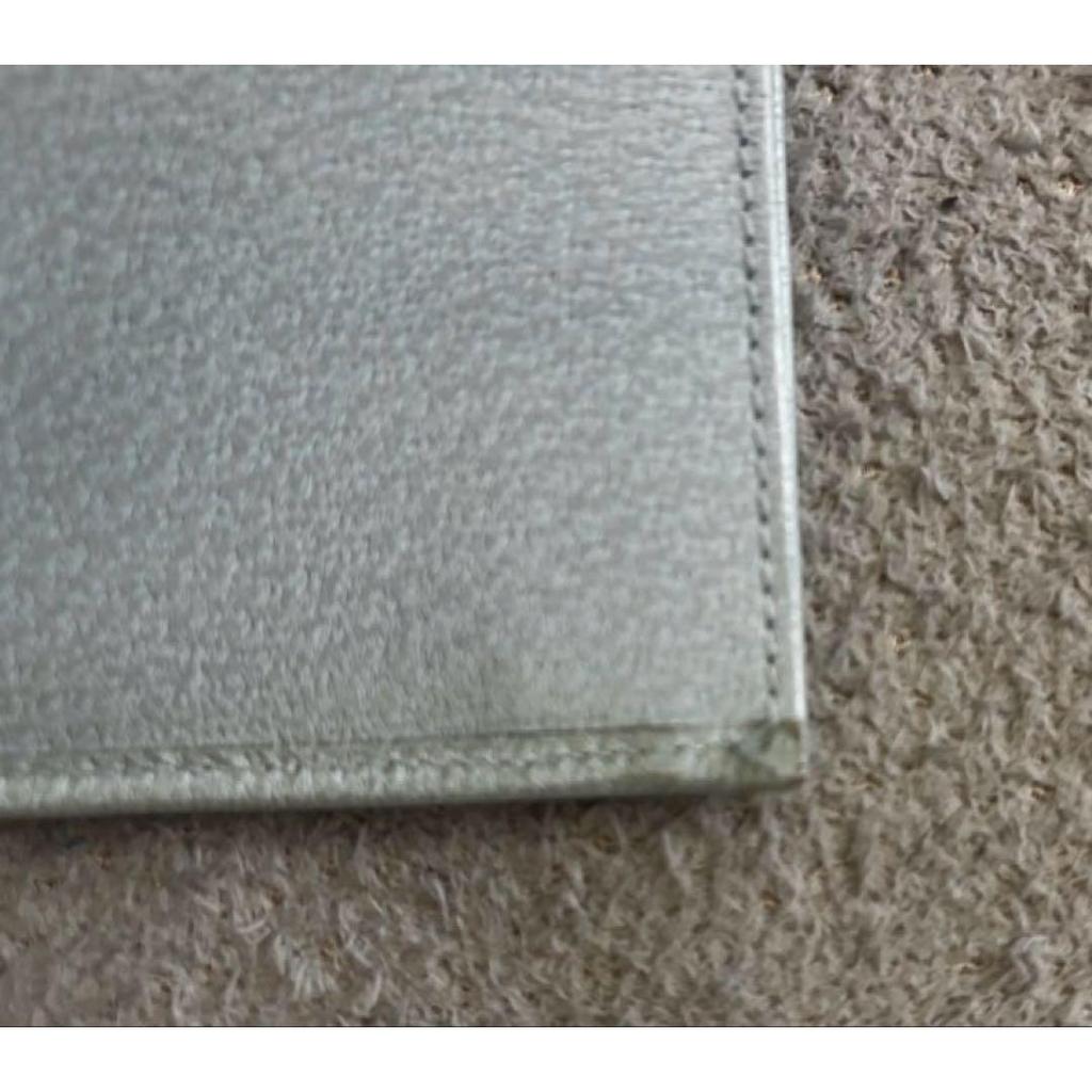 Used GUCCI long wallet light blue
