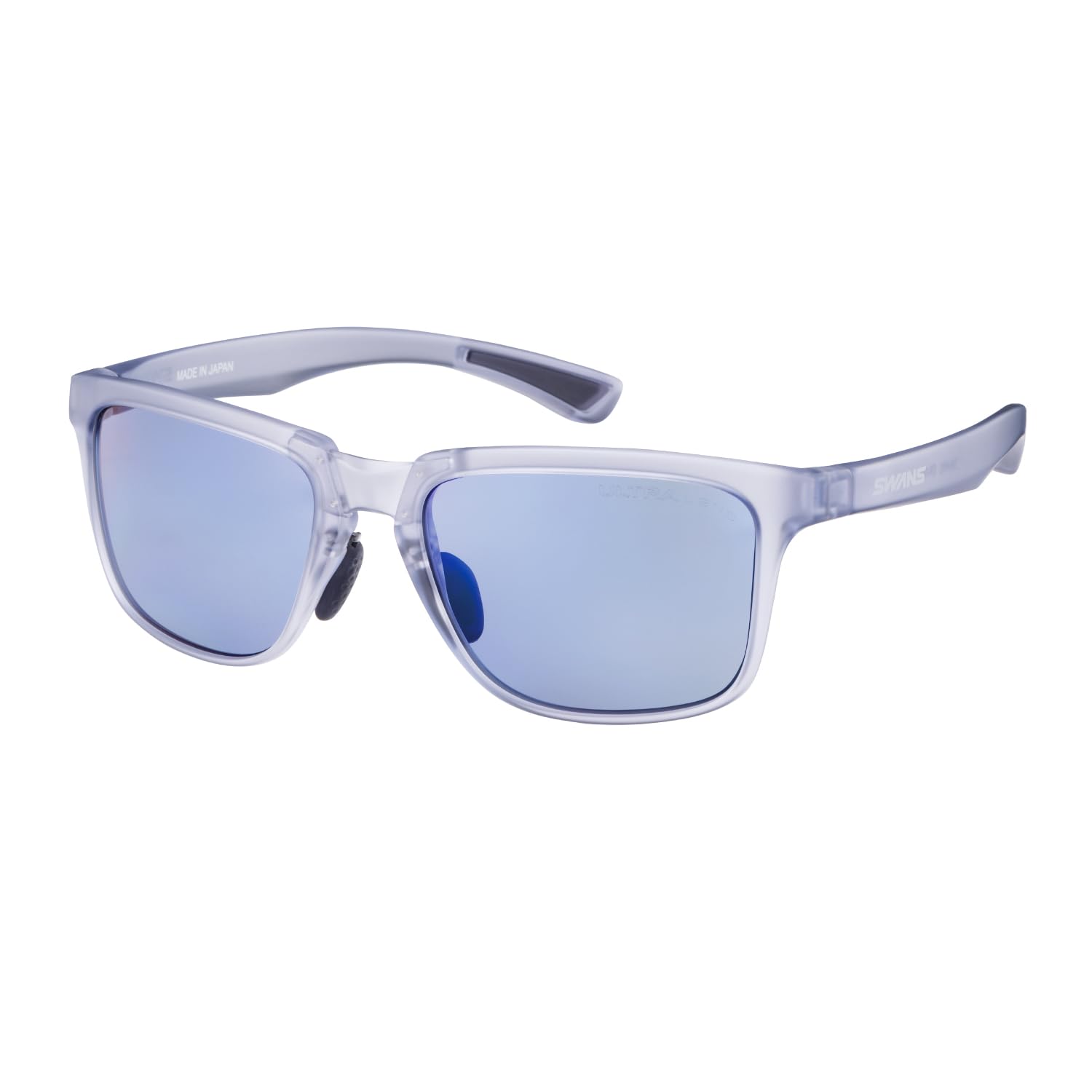 

Swans ER BLCB Polarized Ultra Ice Blue Sunglasses Made in for and Casual Wear ER4-0167 (Double-Sided Multi-Purpose), Japan, Square, Golf, Outdoors,