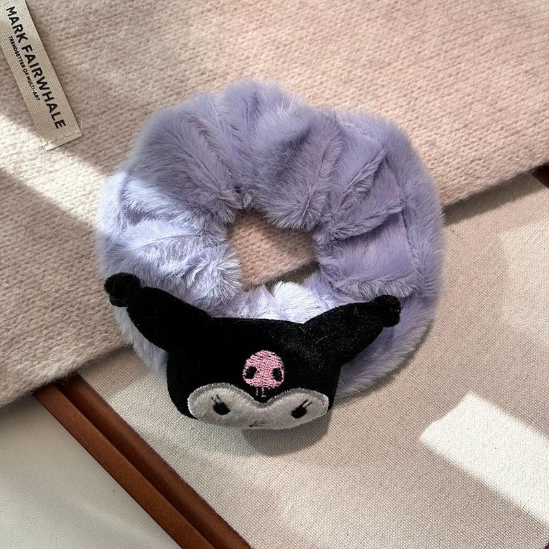 

Плюшева резинка для волосся Cinnamoroll: Пухнаста мультяшна гумка для волосся для дівчаток