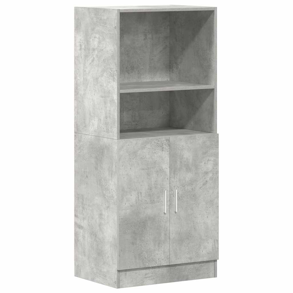 Vidaxl Küchenschrank, Beton Grau, 57x41,5x131,5 cm