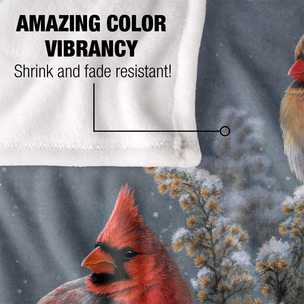 JQ Licensing Silky Cardinal Supersoft Blanket
