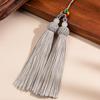 Lightweight Keychain with Double Tassels Multipurpose Vertical Tassels Decoration for Keys Purses Backpacks