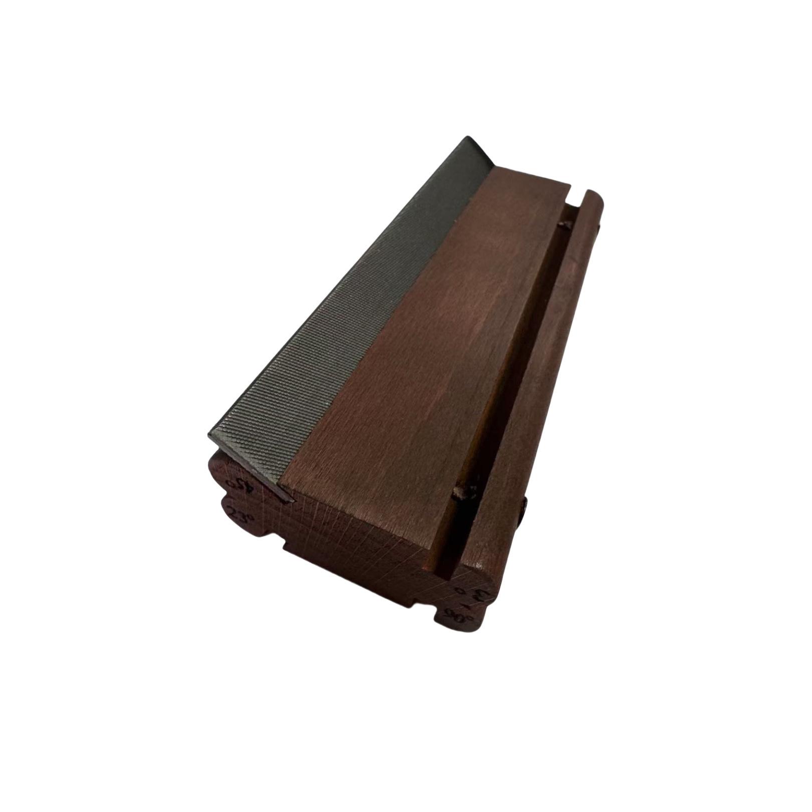 

4-in-1 Fret File: 3/23/35/90 Degree Trimmer for Guitar and Bass Frets