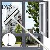 Double-sided Window Squeegee Multifunctional Telescopic Detachable Long Handle Scrubber Cleaner Cleaning Tool Home Supplies