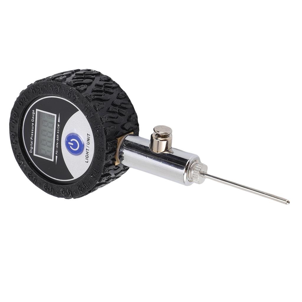 Digital Ball Pressure Gauge Electronic Ball Air Pressure Gauge with Rubber Protective Cover Detachable Needle for