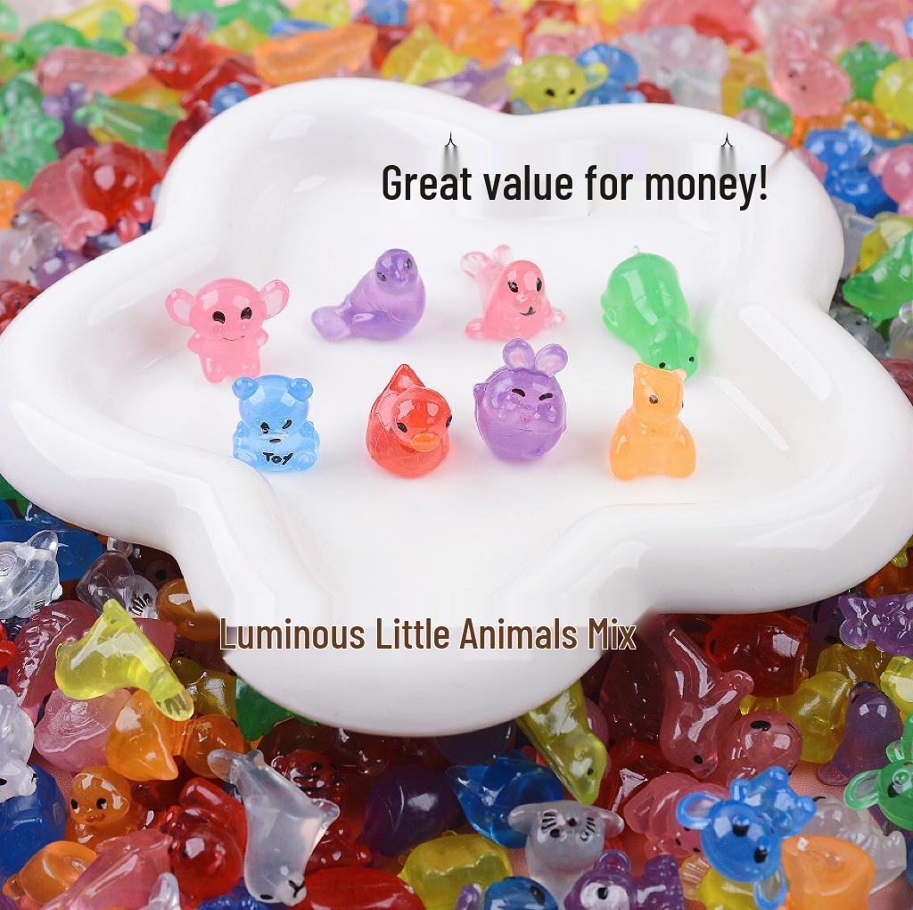 Labubu Keychain Blind Bag: Mini DIY Resin Accessories, Creative Gift, Schoolbag Pendant