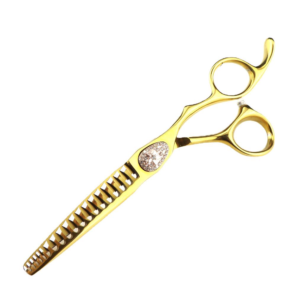 6.0 Inch Gold Gypsy Brick, Oil Head Scissors, Hair Scissors, Hair Scissors, Tooth Scissors, Thin Scissors