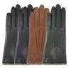 Isotoner Women's Full Grain Lambskin Gloves with Cashmere Lining In Black