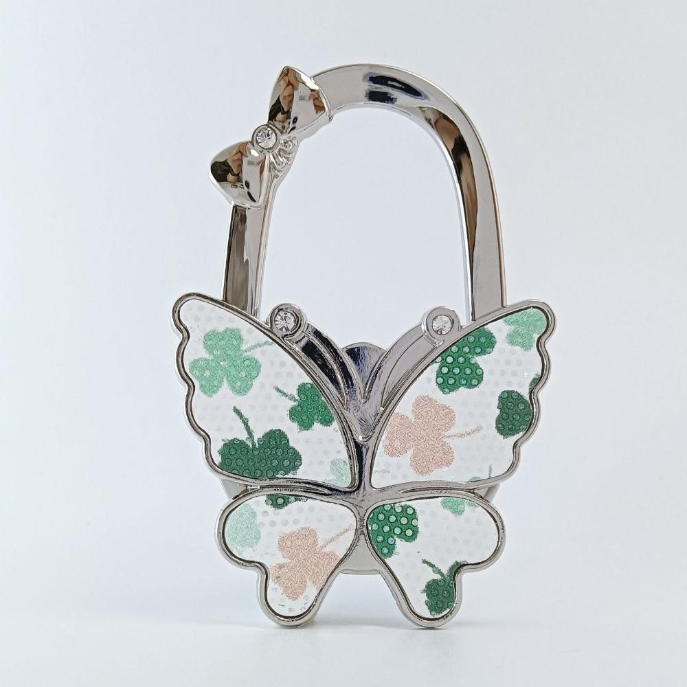 Модная складная сумка-бабочка крючок для сумки цветы портативный держатель для кошелька креативная вешалка для кошелька-хризантемы для женщин 1070₽