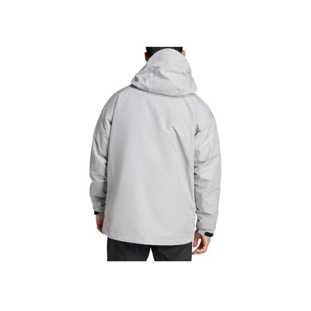 Adidas Xploric Series 3-In-1 Inner Jacket Outdoor Windproof Waterproof Down Insulation Men Jacket Gray IX7936
