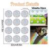 Christmas Windows Rainbow Prism Stickers Rainbow Film for Window Glass Clings Static Removable Suncatcher Decal Sticker