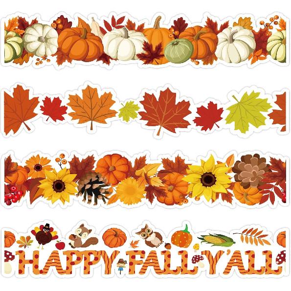 69ft Easter Bulletin Board Borders Easter Eggs Spring Theme Flowers Bulletin Board Decorations Spring Trim Border Paper Holiday Borders Border for