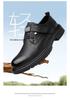 Men's Retro Breathable Leather Shoes - Autumn British Style, Versatile Soft Sole Sports Shoes for Work and Casual Wear
