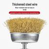 201 Stainless Steel Twisted Wire Wheel Set for Angle Grinder