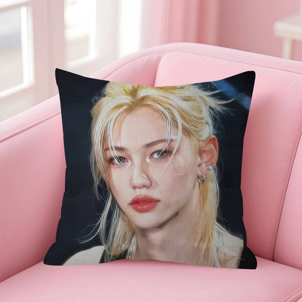 Decorative Room Aesthetics Pillow Case Home Decor Bedroom Sofa Bed Couch Pillow Cover 45X45 Idol Cool F-Felixs Singer