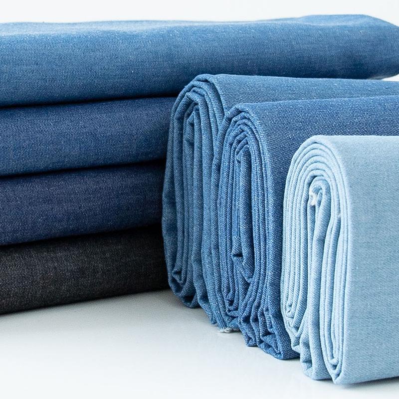 Frühlings-/Sommer-gewaschener Denim-Stoff für Kinderbekleidung, Jugendhemden, Taschen, Schuhe und Hüte - 16s reine Baumwolle