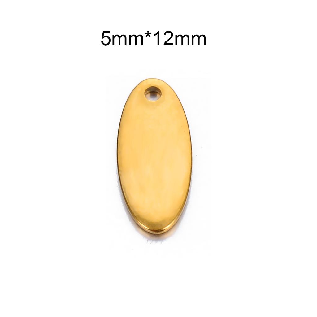 20 Stück/Los Edelstahl Herz Quadratische Form Kleine Leere Anhänger Charms für DIY Schmuckherstellung Personalisierte Namenslogo Scheibe 3 Farben