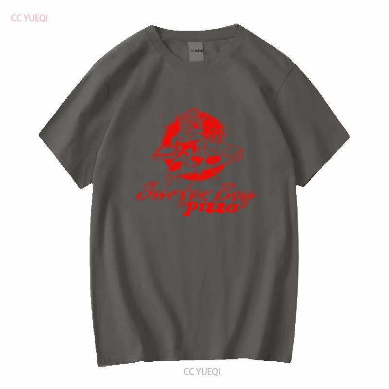 Retro T-Shirt 100% Baumwolle 80er Jahre Stranger Surfer Boy Pizza Dinge Lange oder Kurze Ärmel Vintage Gewaschen Weich Herren Stilvoll Unisex
