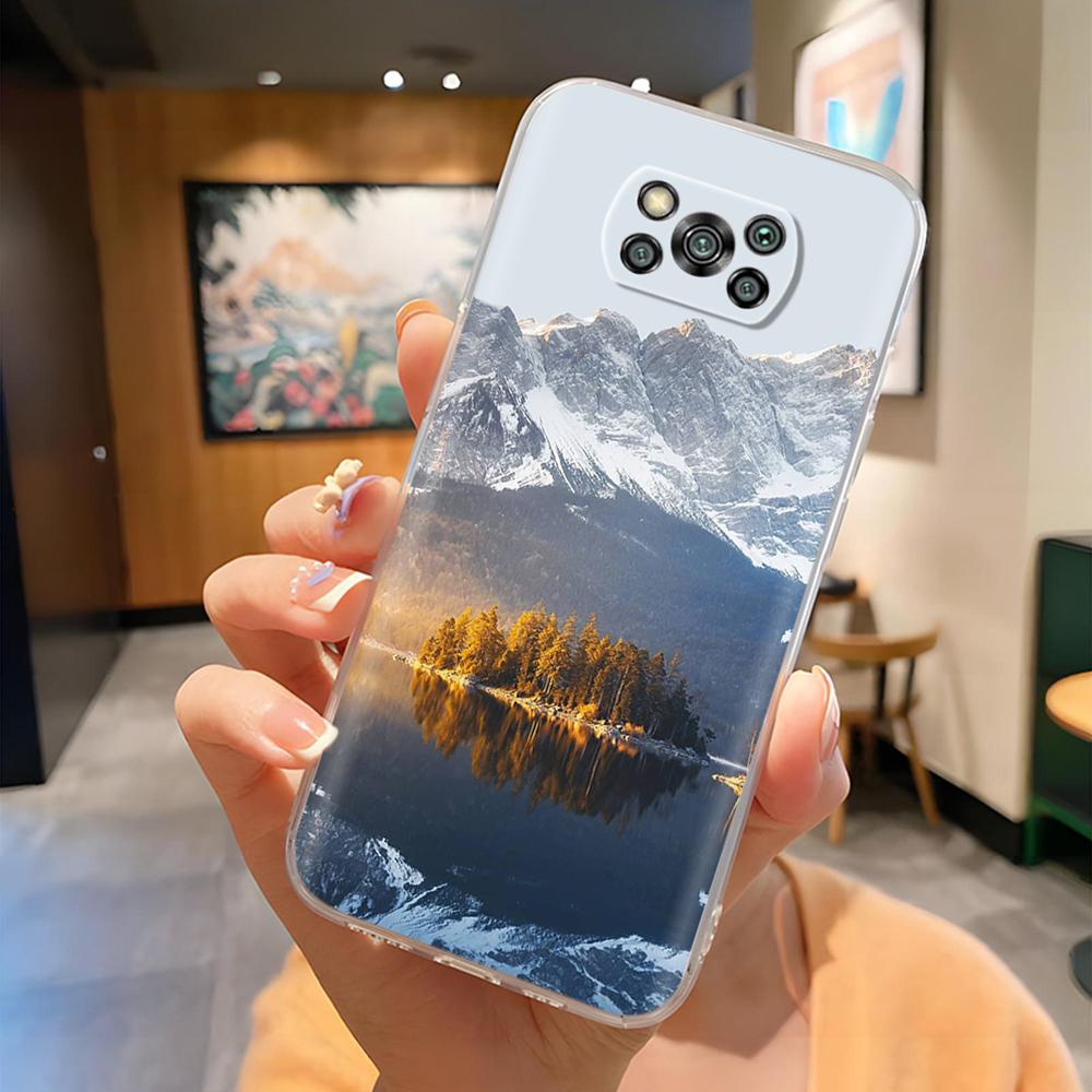 Shockproof Cover For Xiaomi POCO X3 Pro Animal Painted Soft Clear Silicone Phone Back Cover For Poco X 3 Pro X3 NFC PocoX3 Coque