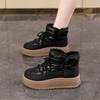 High-top snow boots women's winter velvet and thicker 2025 new outer wear warm and non-slip short cotton shoes women's K2905