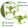 Toilet Lid Stickers, Cartoon Frog Design,Waterproof Bathroom Wall Decal, Removable Wall Stickers for Toilet Tank And Ceramic Tile