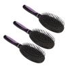 3 Pcs Oval Hair Teasing Comb Scalp Massager Styling Large Board Air Cushion Brush Comb for Household