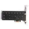 Expansion Card Port PCIE Expansion Card PCIE Adapter 20 Port 6Gbps PCI-Express X1 SATA3.0 Riser Expansion Card