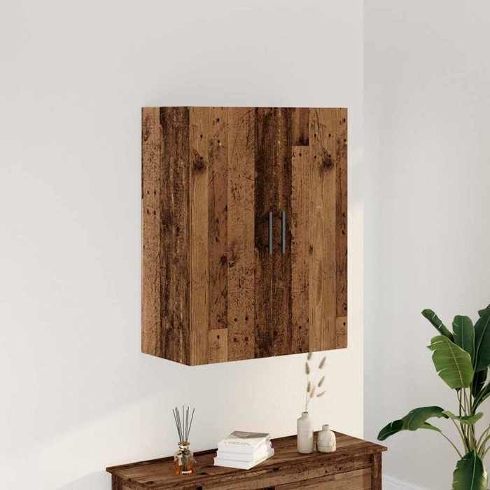 VidaXL Armoire murale vieux bois 69,5x34x90 cm 857292