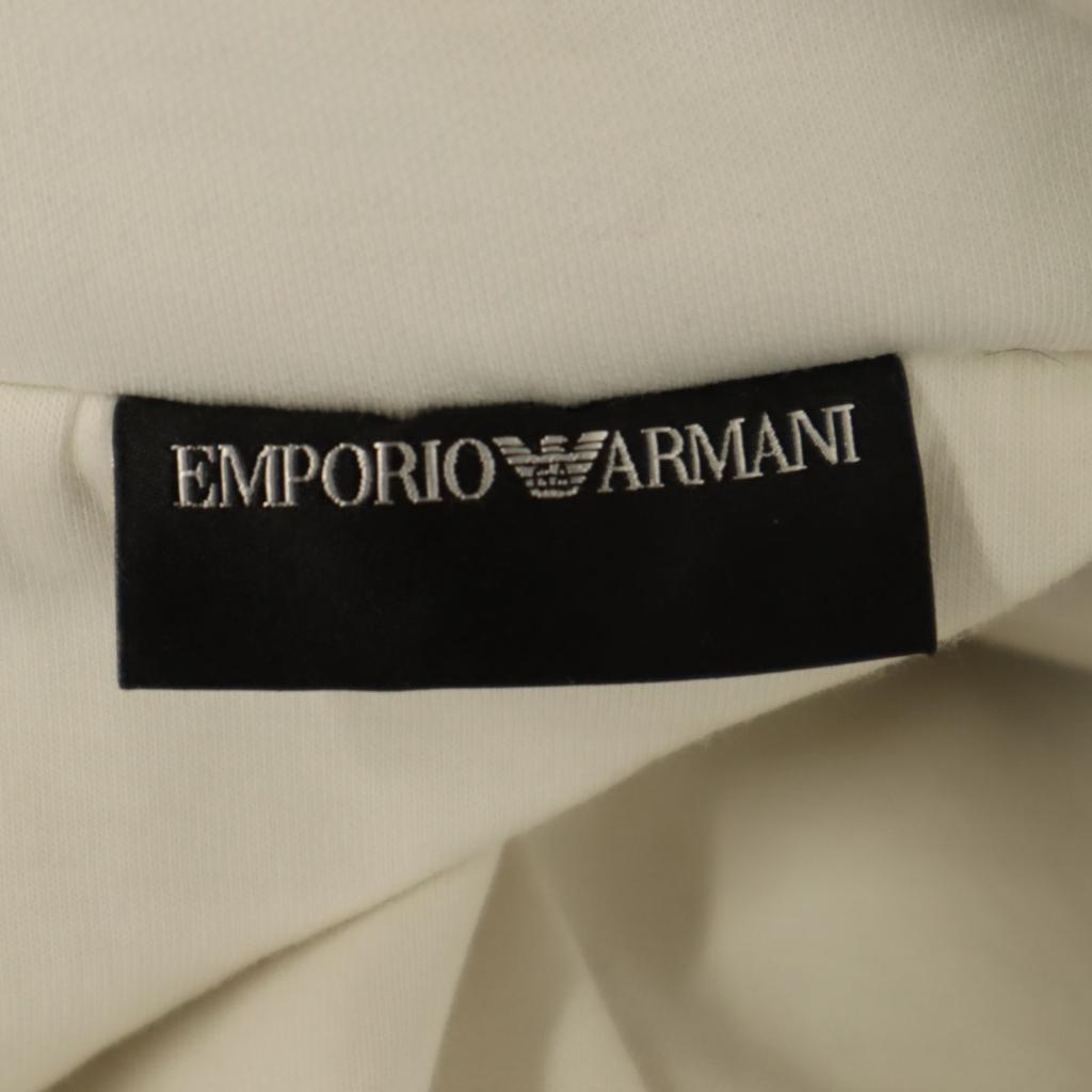 Emporio Armani Long sleeve Parker XS White system Stretchy Men's Used