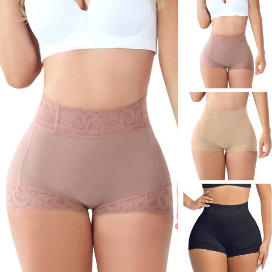 High Waisted Lace Underskirt Shorts for Women Non-see-through Safety Pants Ladies Full Coverage Soft Briefs
