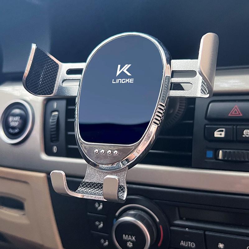 Vehicle Air Vent Phone Holder With Metal Hook And Extendable Arm For Car Navigation