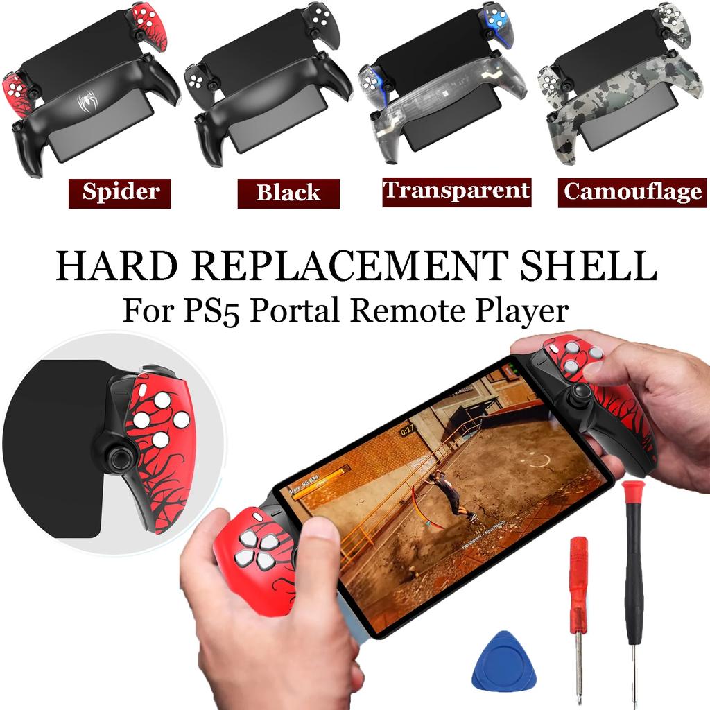 For PS5 Portal Game Controller Shell Proportion Mold Anti Slip Spider Man Handheld Protective Shell Skin Friendly and Comfortable
