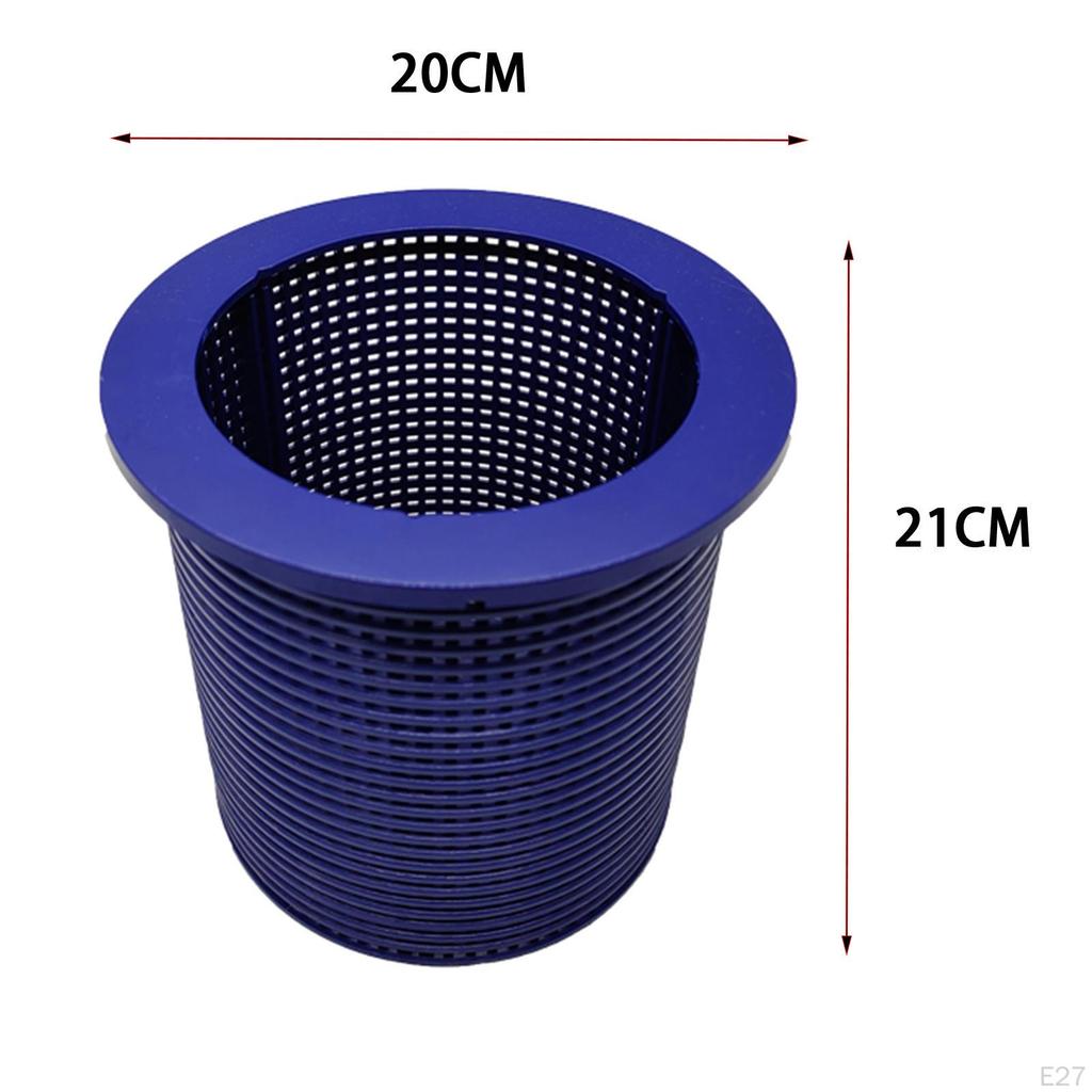 Basket Pool Supplies Replacement Strainer Fine Mesh Plastic Cleaning Tool Universal Blue for