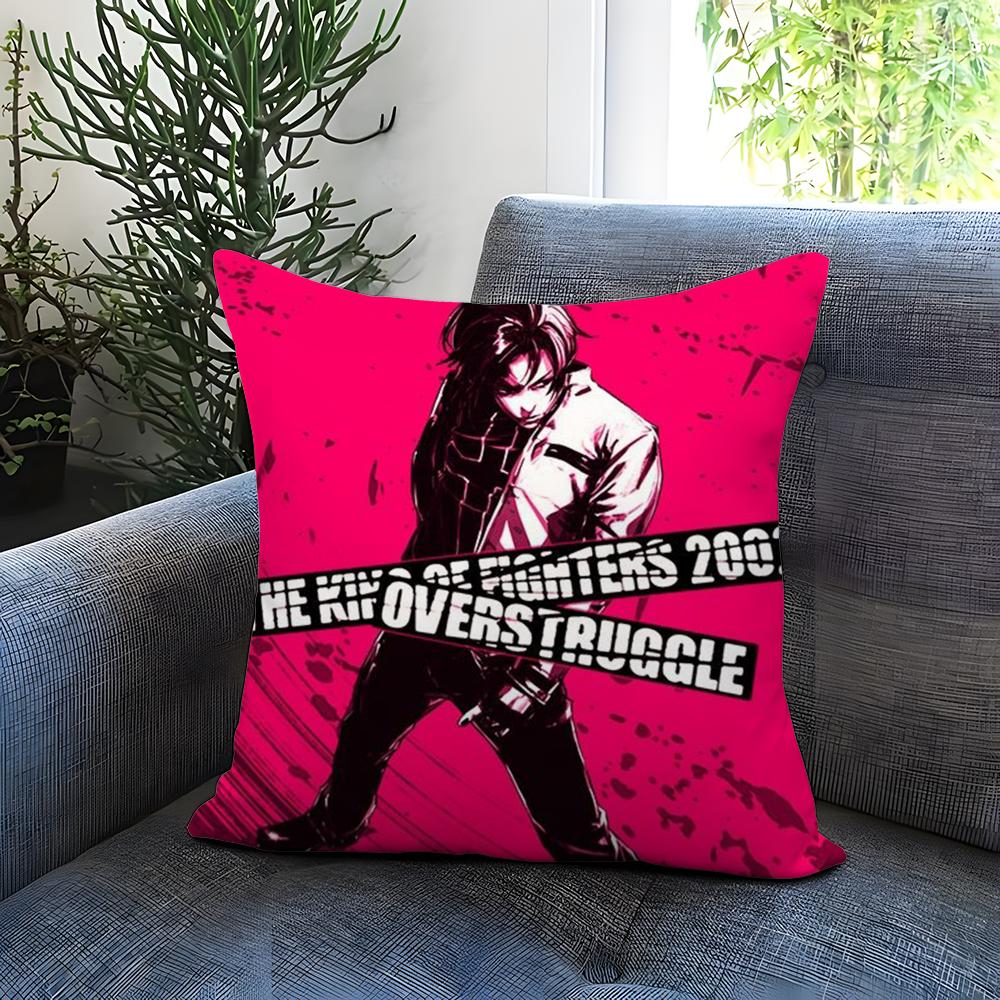 K-KOF The K-King of F-FighterS Cushion Cover Comfortable Reversible Pillow Cover Ideal for Car Sofa Bedroom & Beyond