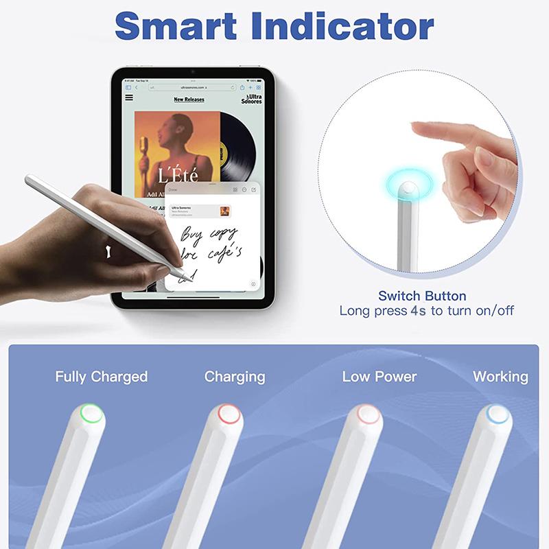 Manufacturer Magnetic Wireless Charging Pencil Stylus Pens for Apple Pencil iPad 2018 Above